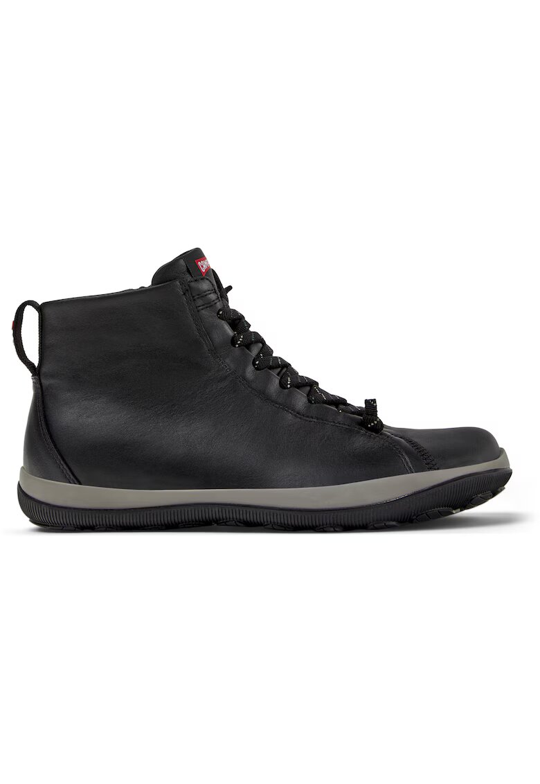 Camper Ghete din piele Peu Pista GM 1215 - Negru/Gri deschis