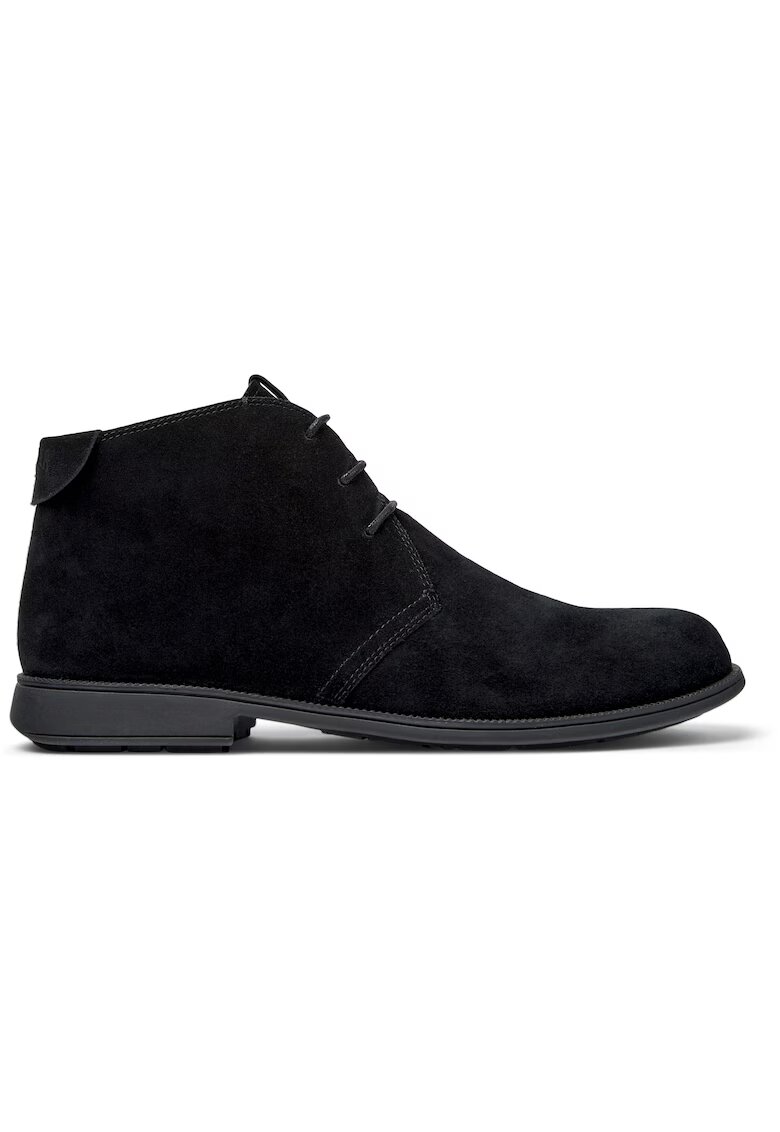 Camper Ghete uni de piele intoarsa - Negru