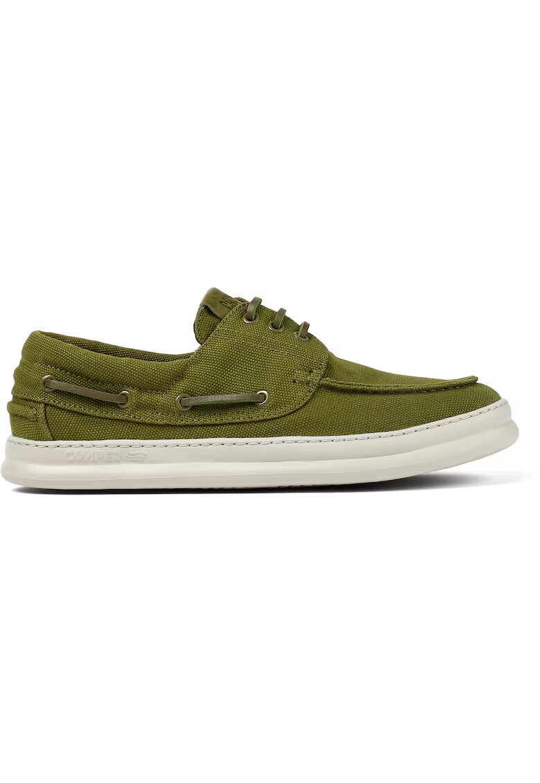 Camper Pantofi boat din material textil Runner Four 22267 - Kaki
