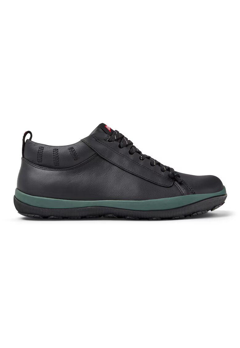 Camper Pantofi casual din piele Peu Pista GM - Negru/Verde feriga