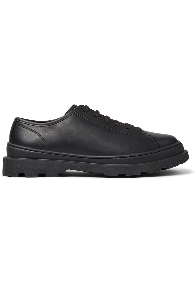 Camper Pantofi de piele cu sireturi Brutus+ - Negru