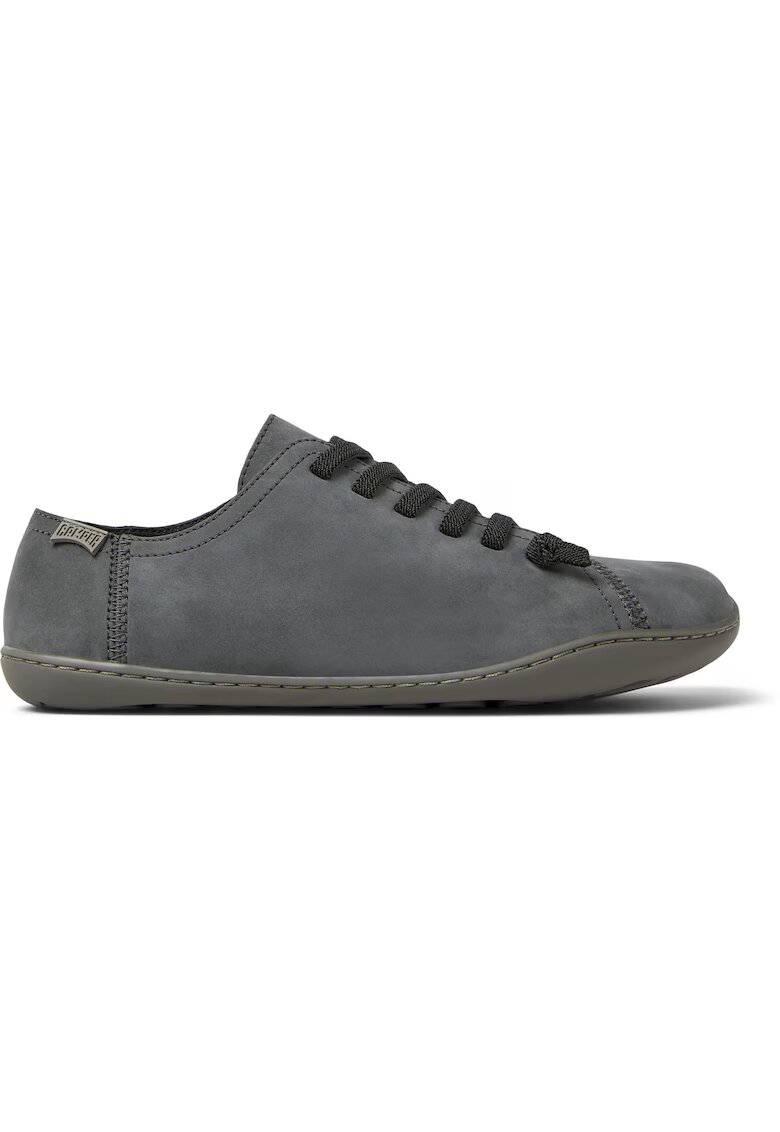 Camper Pantofi de piele nabuc Peu Cami - Gri inchis
