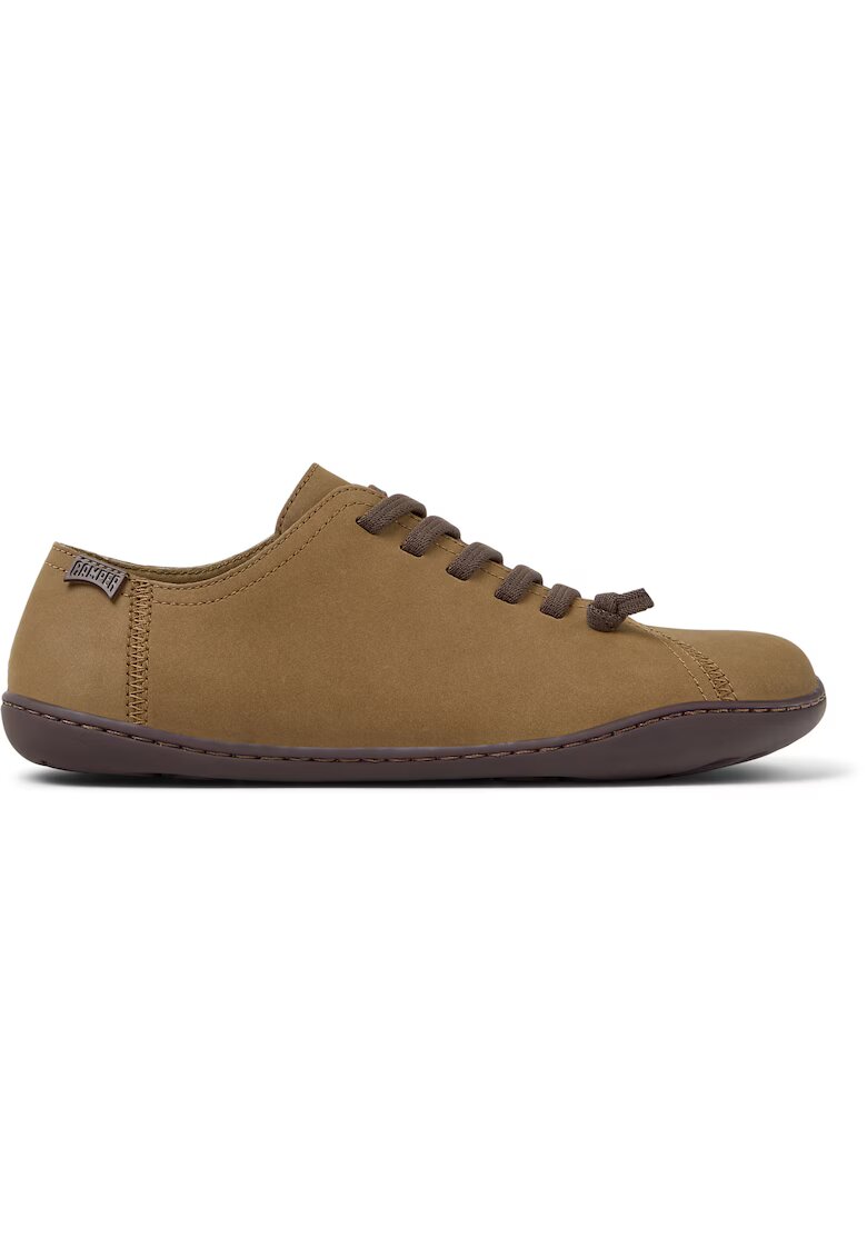 Camper Pantofi de piele nabuc Peu Cami - Maro