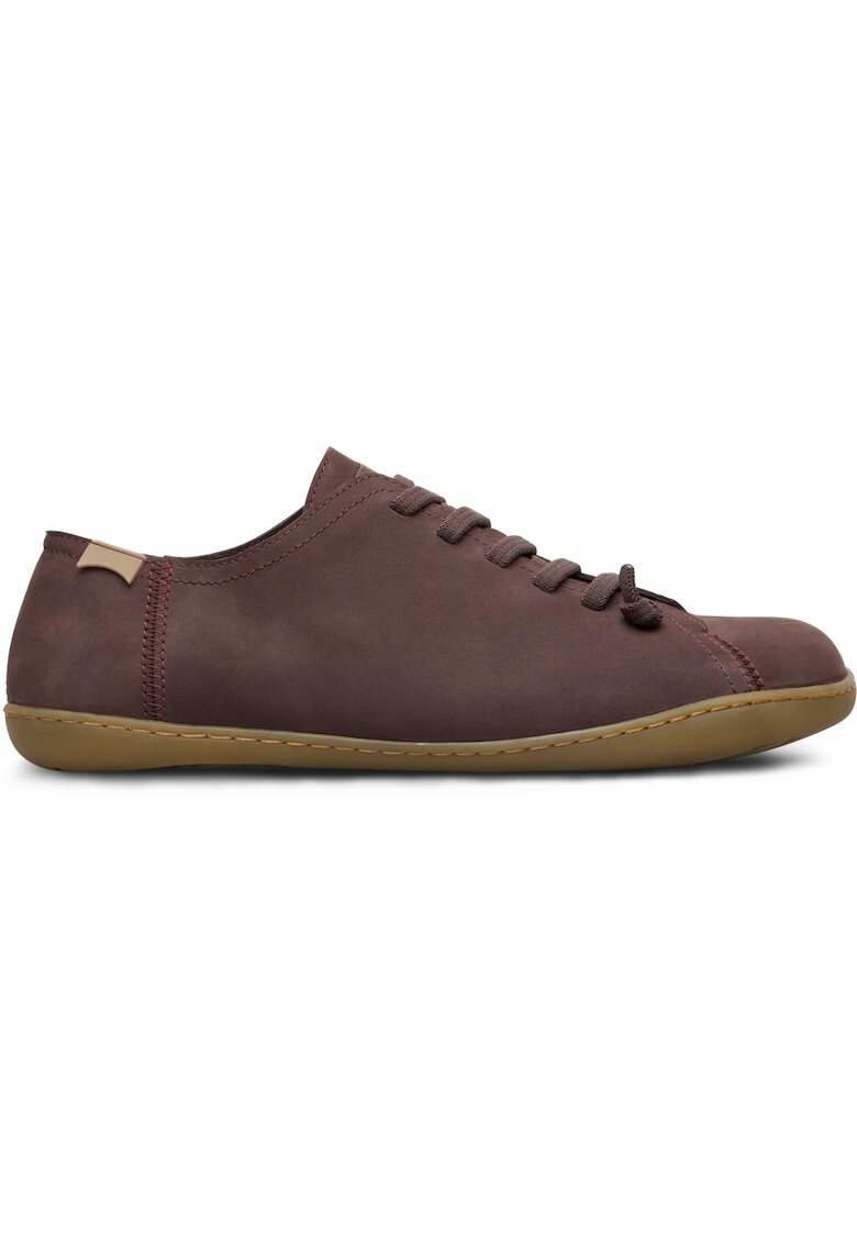 Camper Pantofi din piele nabuc Peu Cami 1007 - Maro
