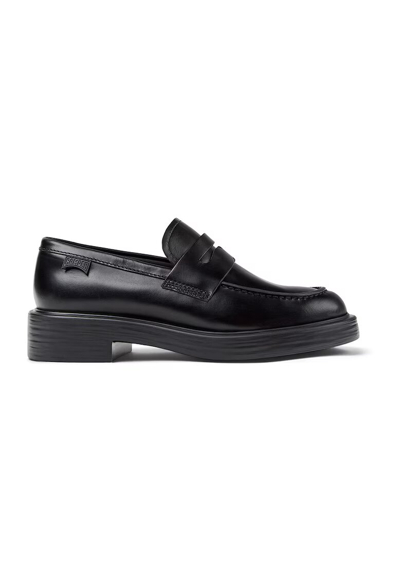 Camper Pantofi loafer de piele Dean - Negru