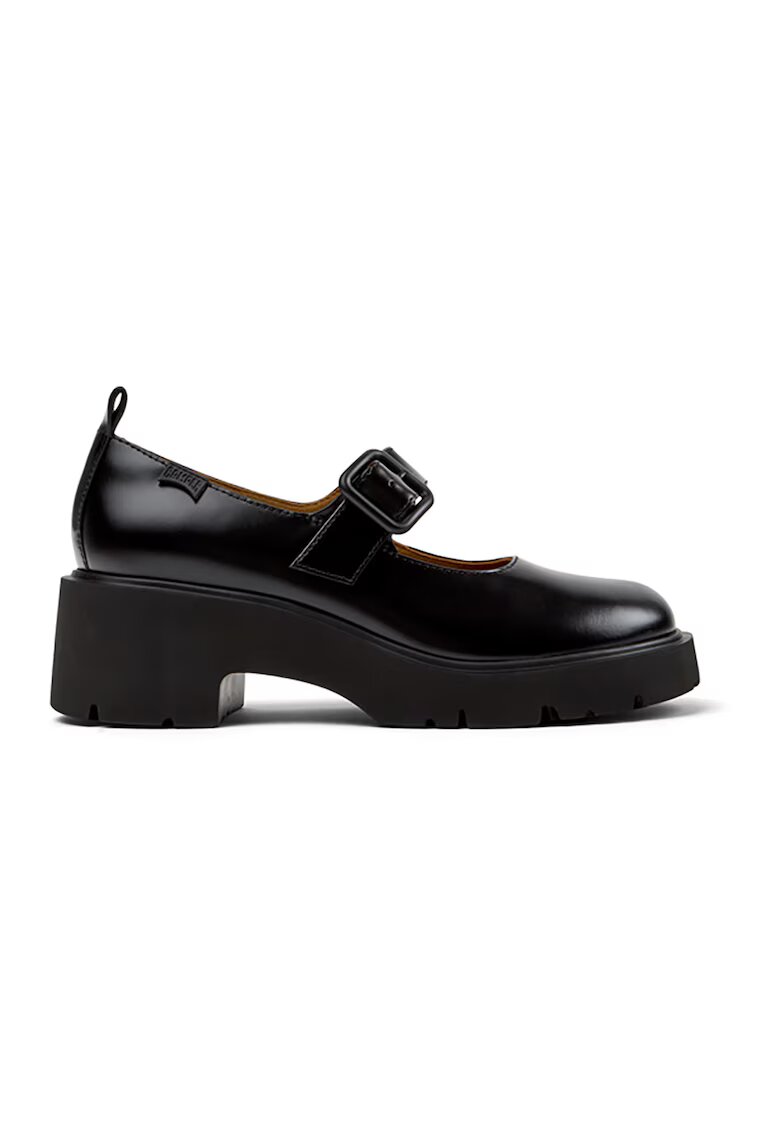 Camper Pantofi Mary Jane de piele Milah - Negru