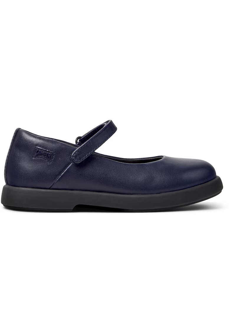 Camper Pantofi Mary Jane din piele Duet Twins 8507 - Albastru inchis