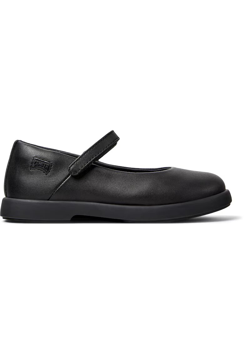 Camper Pantofi Mary Jane din piele Duet Twins 8507 - Negru stins