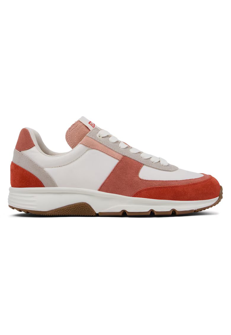 Camper Pantofi sport cu detalii de piele nabuc Drift 27029 - Rosu
