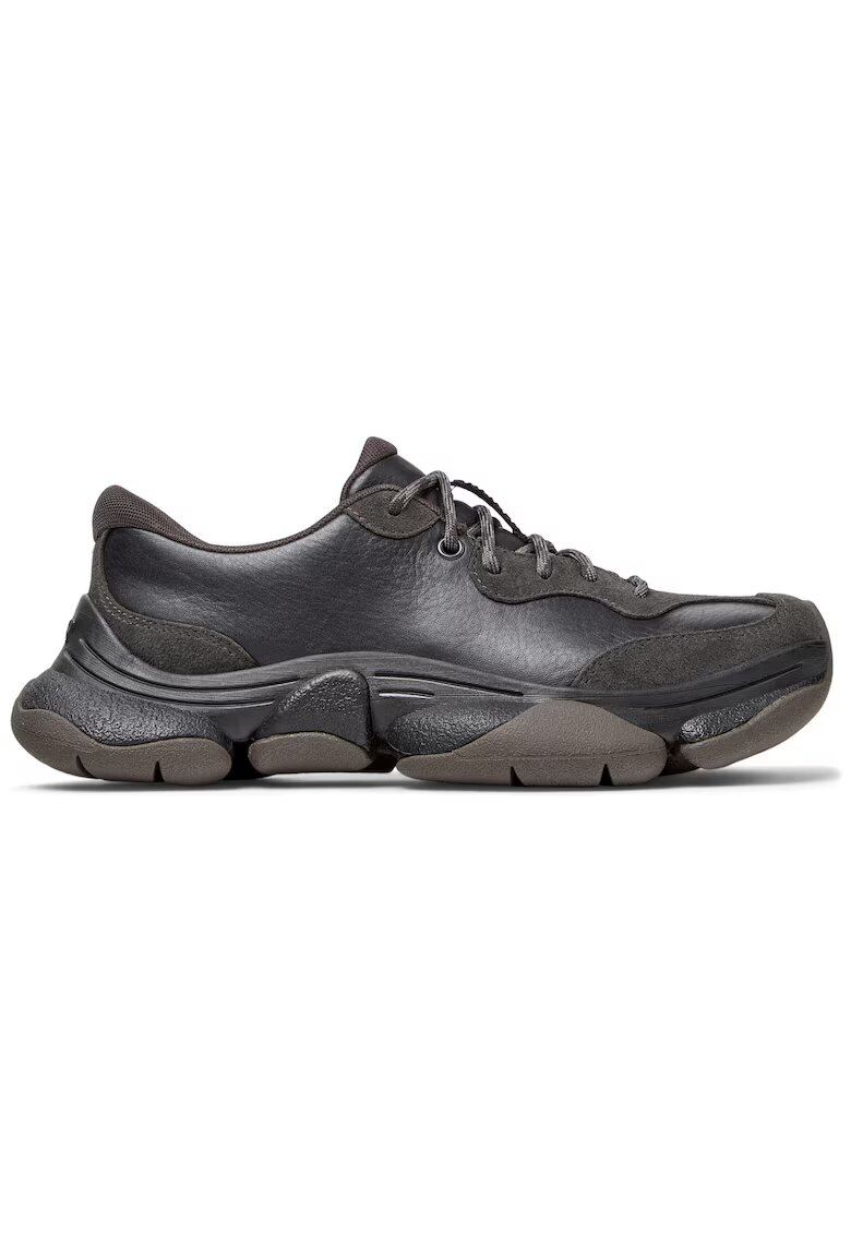Camper Pantofi sport cu piele si garnituri din piele nabuc Karst 2 - Negru