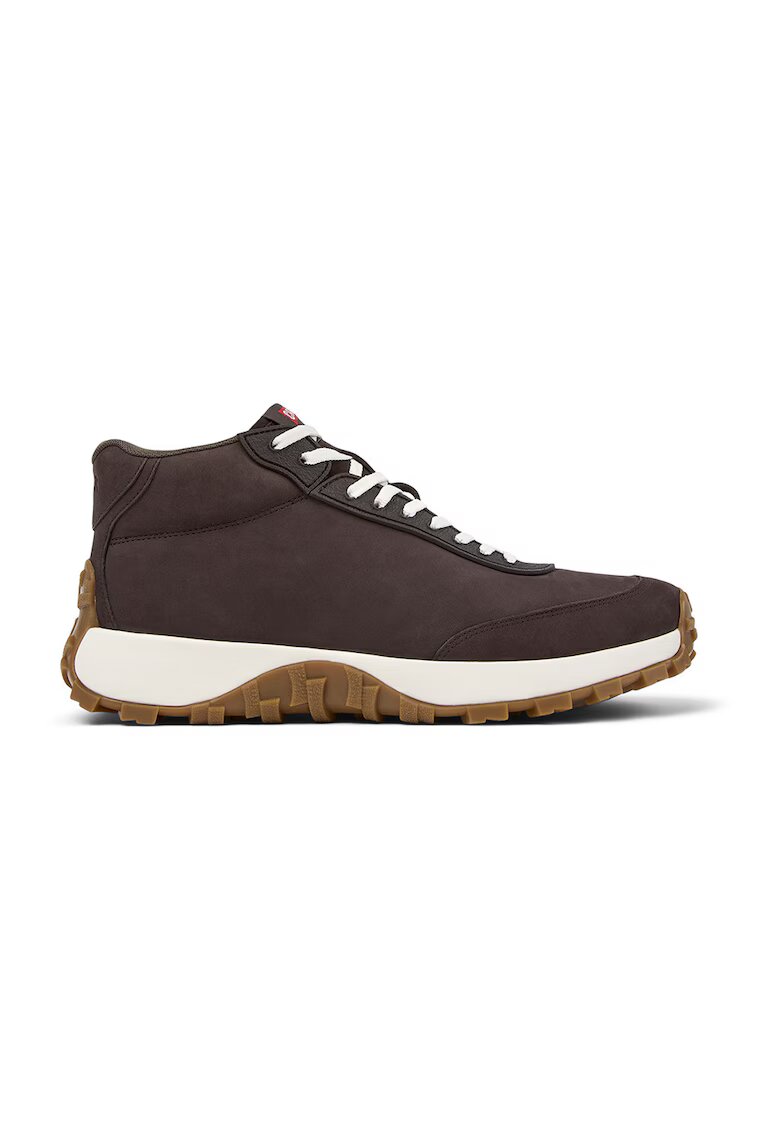 Camper Pantofi sport de piele cu sireturi - Maro cognac