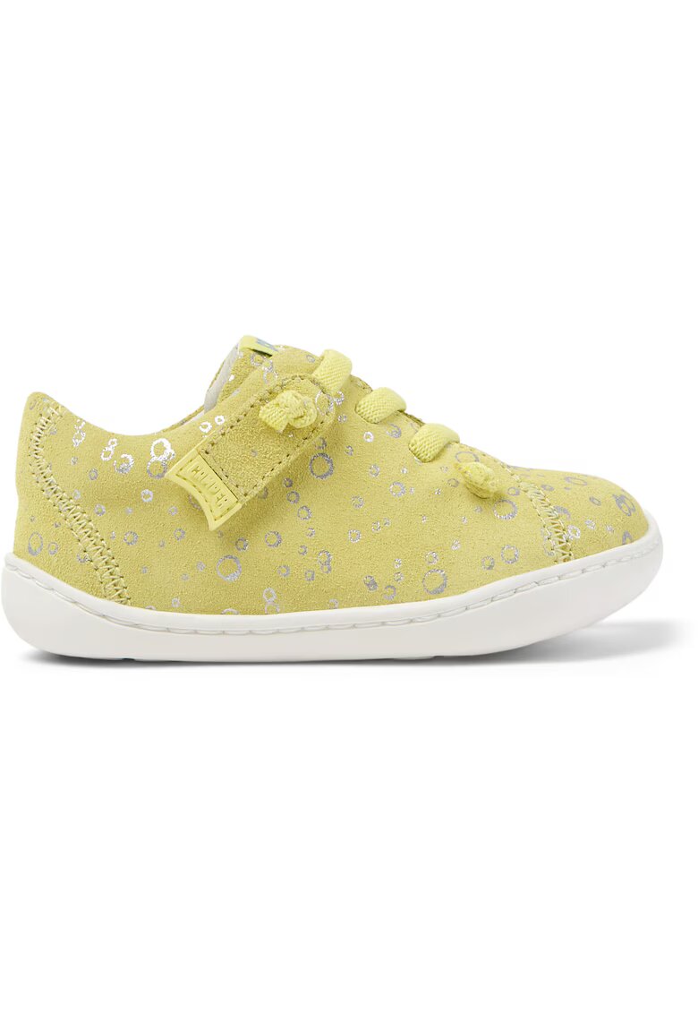 Camper Pantofi sport de piele intoarsa si piele Peu Cami - Galben