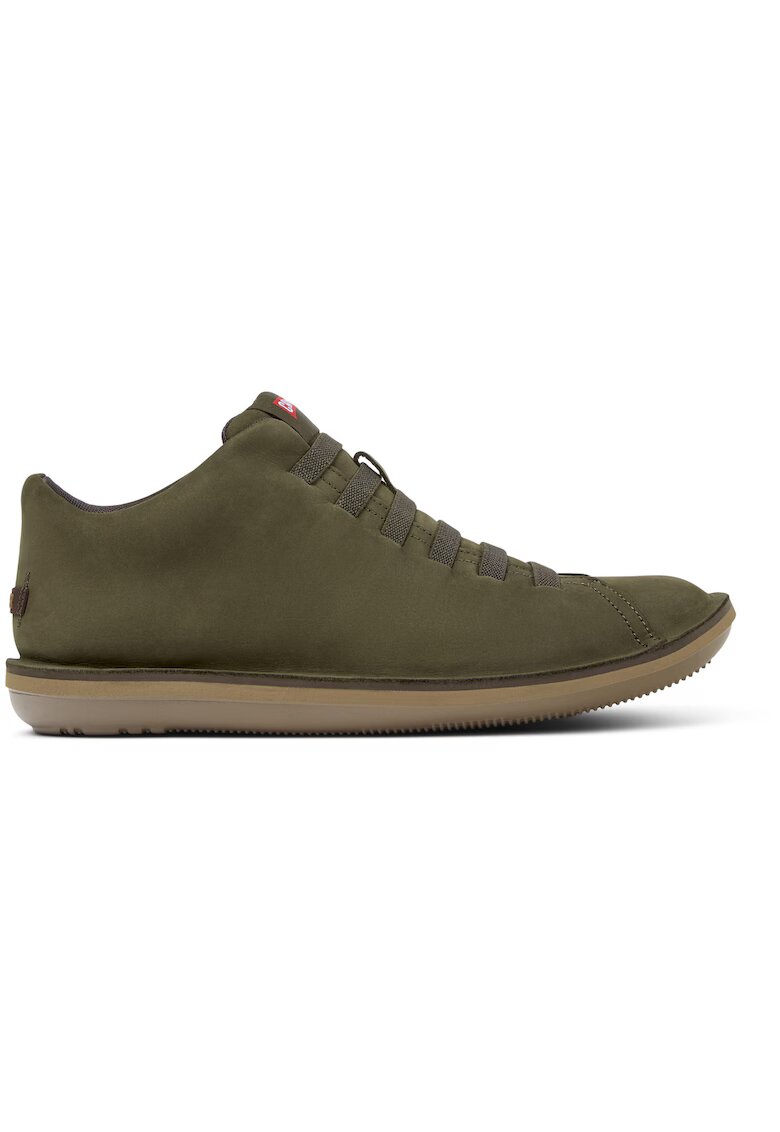 Camper Pantofi sport de piele nabuc Beetle 1353 - Verde inchis
