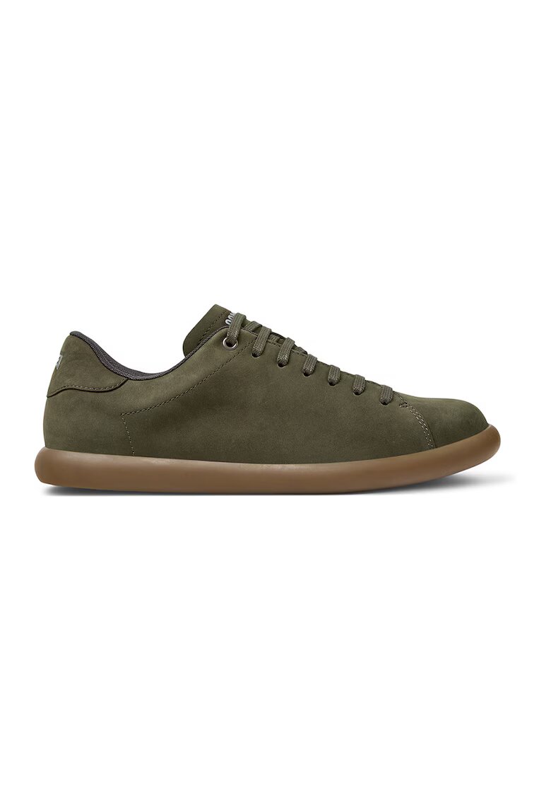 Camper Pantofi sport de piele Pelotas - Kaki inchis