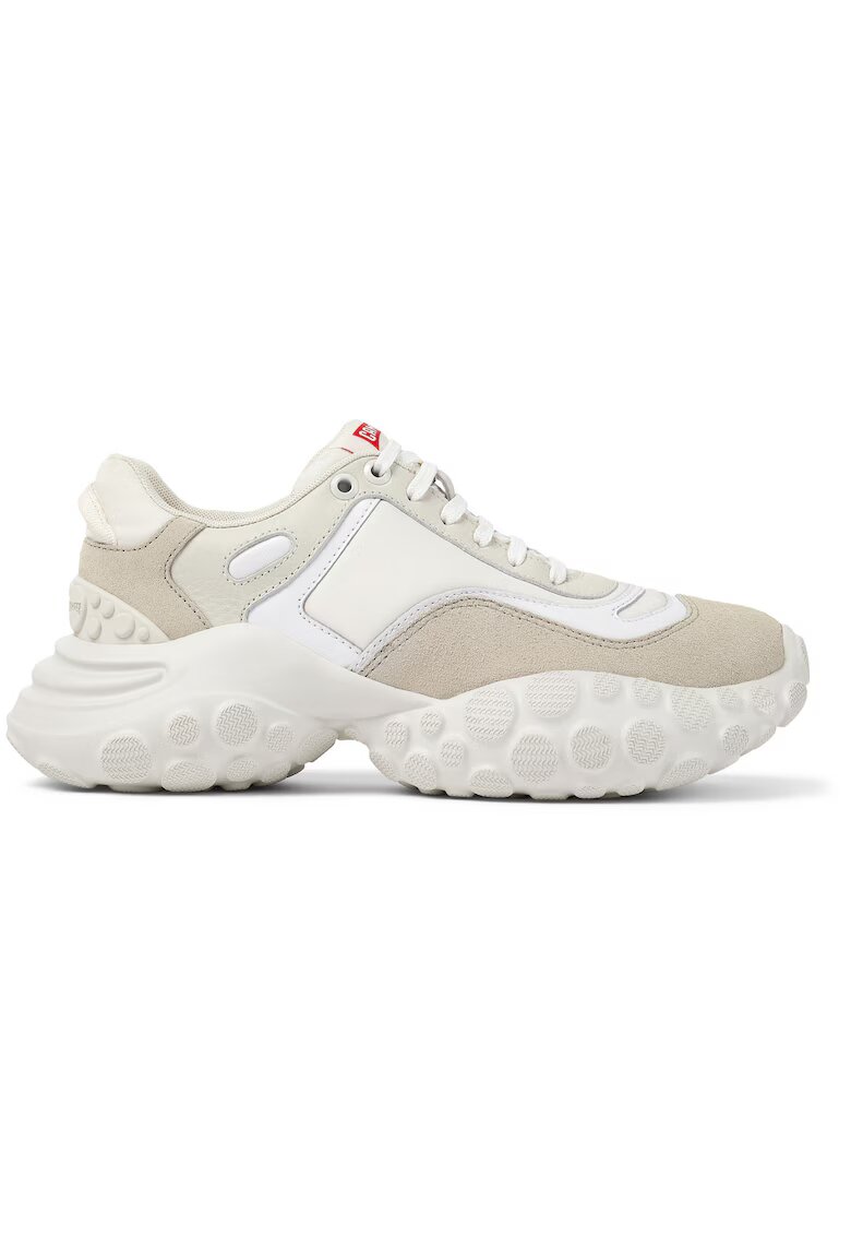 Camper Pantofi sport din piele cu garnituri din material textil Pelotas Mars 1197 - Alb