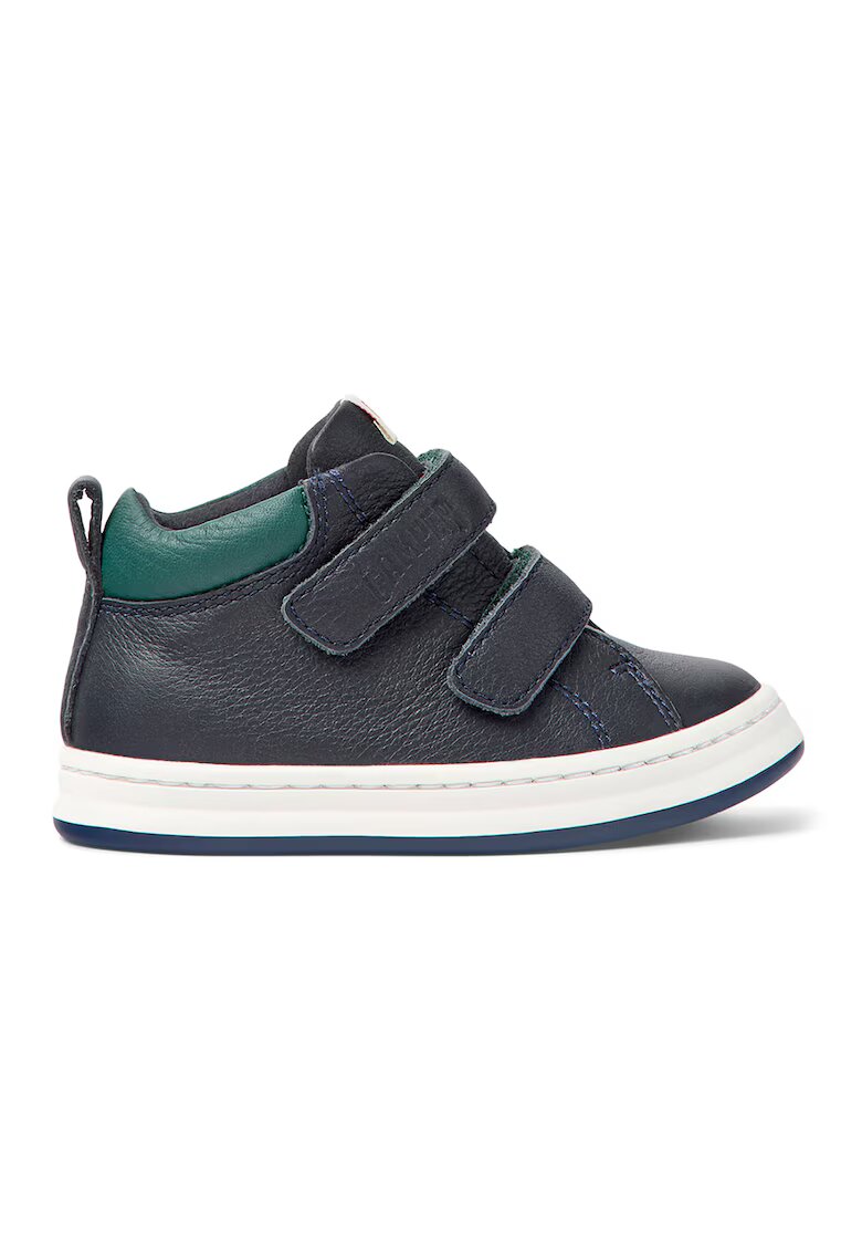 Camper Pantofi sport din piele cu inchidere velcro - Albastru ultramarin