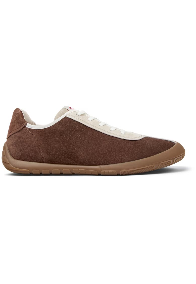 Camper Pantofi sport din piele intoarsa Peu Path Twins - Maro