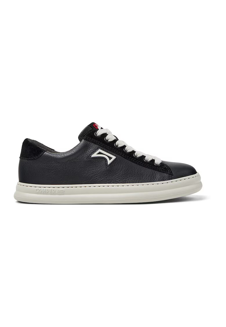 Camper Pantofi sport din piele - Negru/Alb optic
