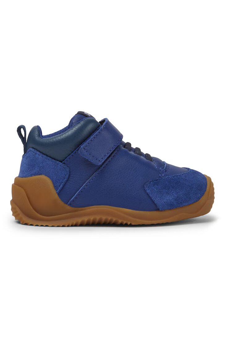 Camper Pantofi sport din piele si piele intoarsa Dadda 349 - Albastru