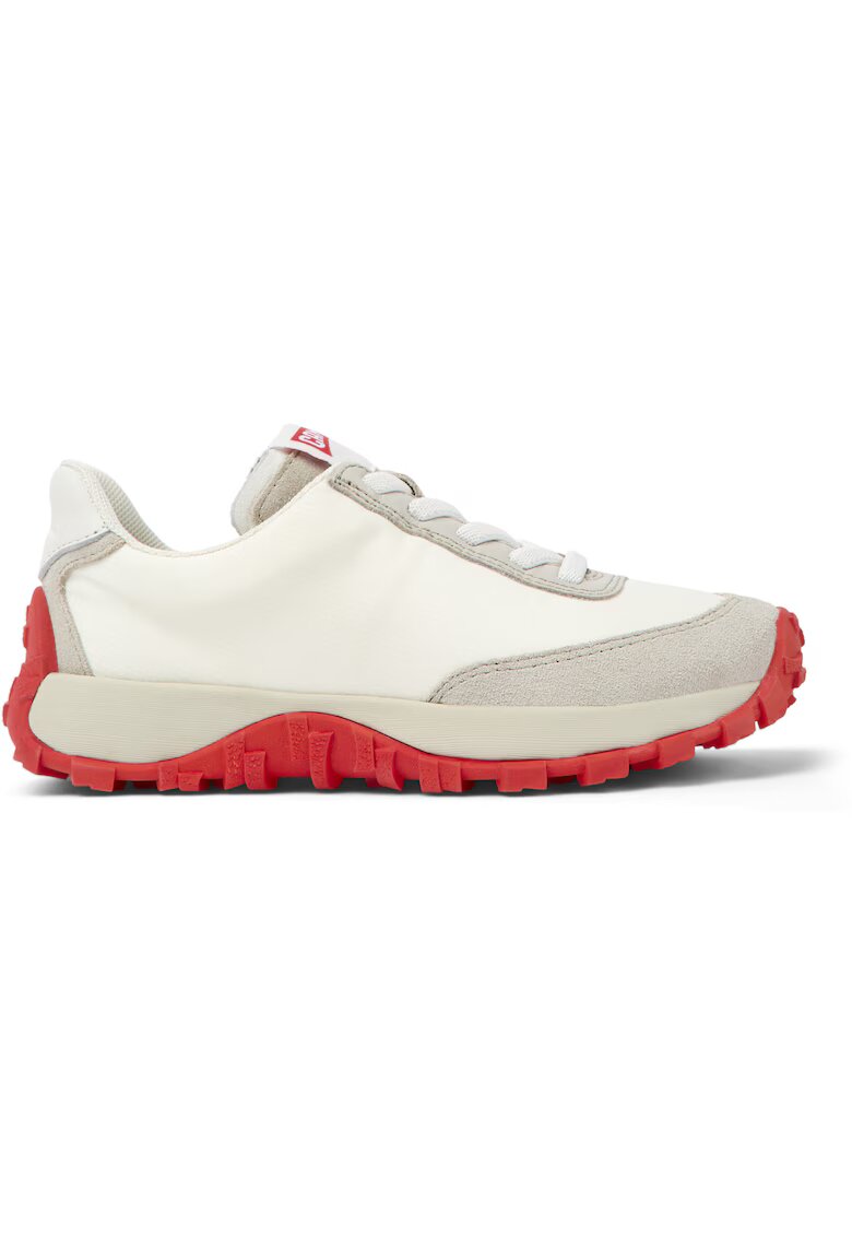Camper Pantofi sport Drift Trail 8505 cu insertii din piele intoarsa - Alb