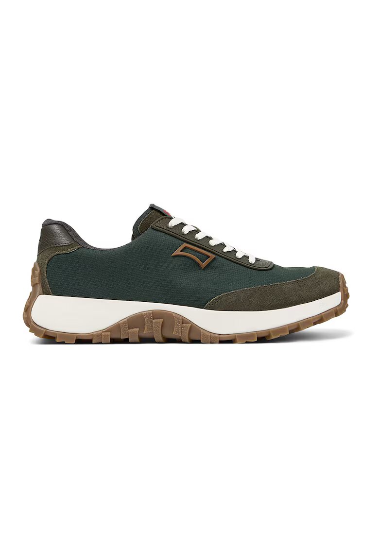 Camper Pantofi sport Drift Trail cu detalii din piele intoarsa - Verde masliniu/Verde englez