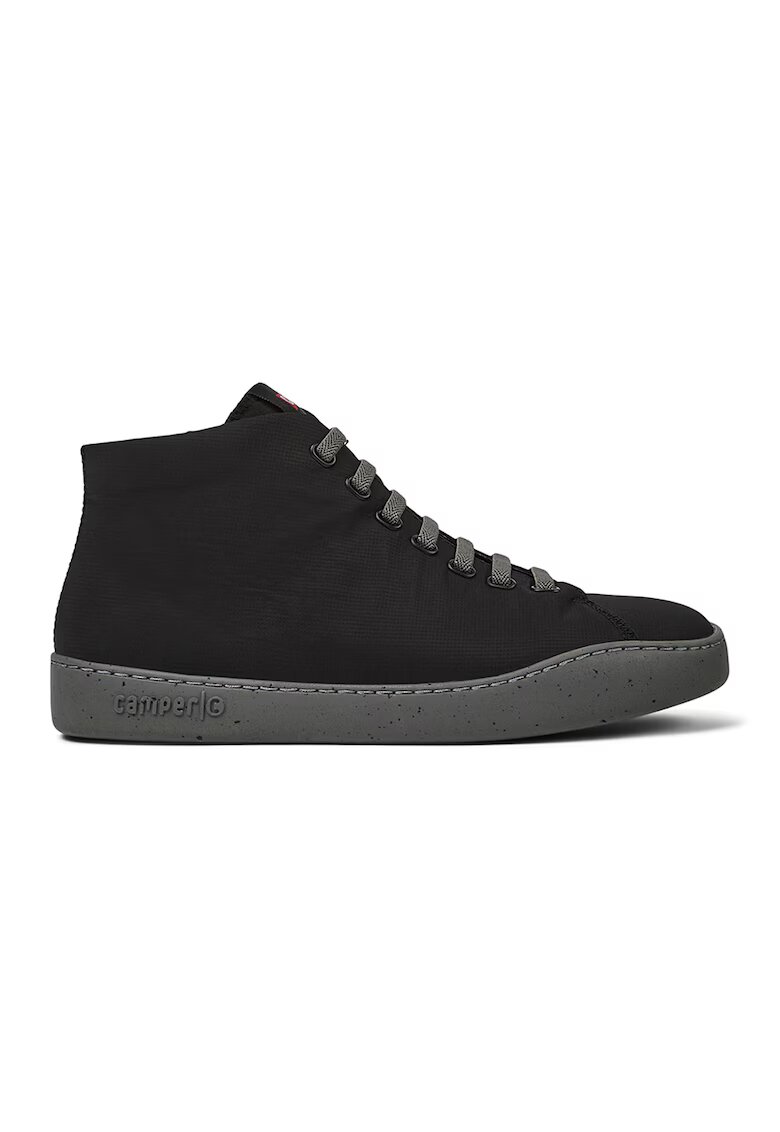 Camper Pantofi sport high-cut din material textil Peu Touring 277 - Negru