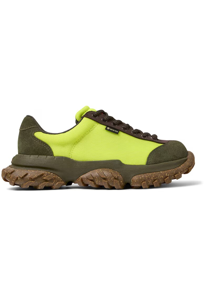 Camper Pantofi sport impermeabili cu aspect masiv Karst Trek - Verde/Maro