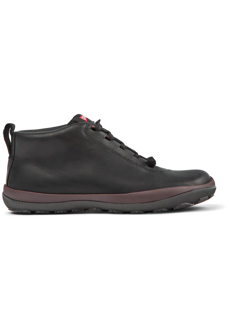 Camper Pantofi sport impermeabili de piele Peu Pista GM 943 - Negru/Violet aubergine