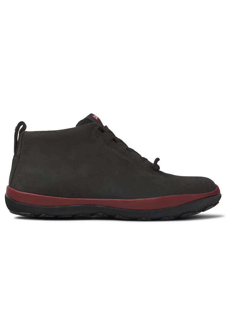 Camper Pantofi sport impermeabili de piele Peu Pista GM 943 - Rosu/Gri inchis