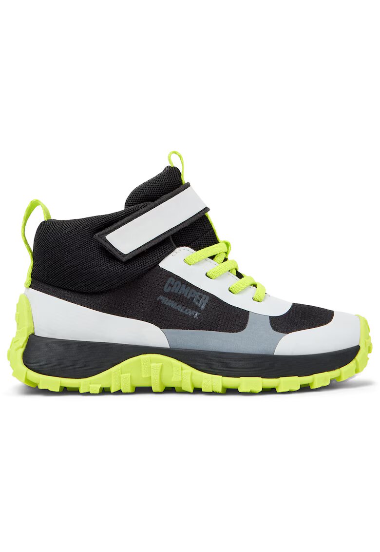 Camper Pantofi sport inalti din material textil Drift Trail - Alb/Negru