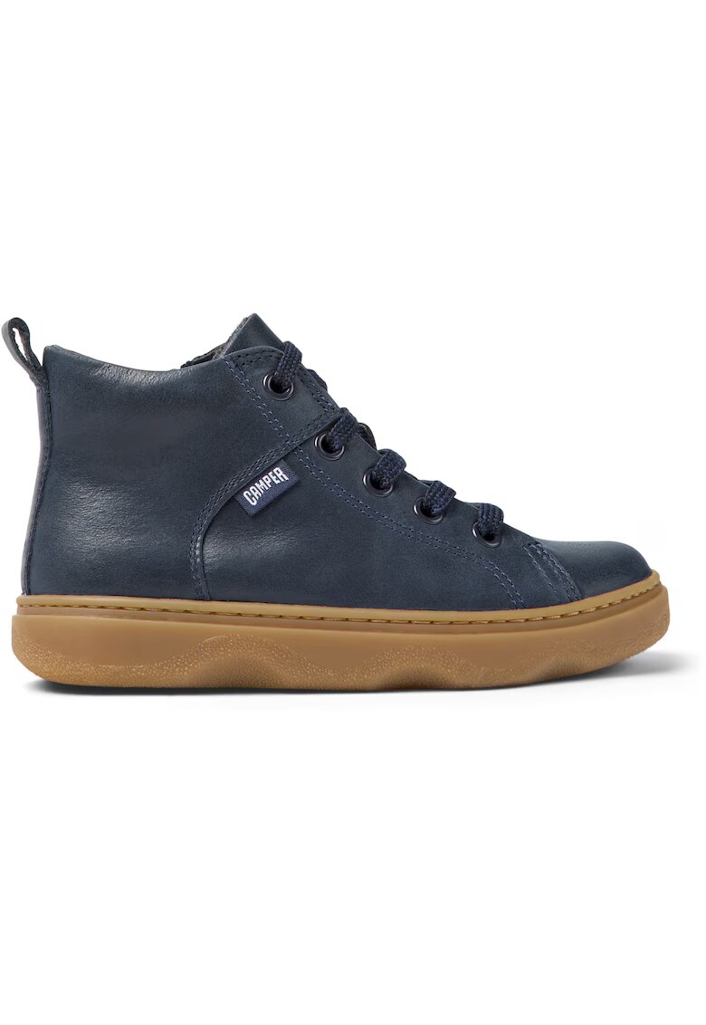 Camper Pantofi sport inalti din piele Kiddo 8519 - Bleumarin