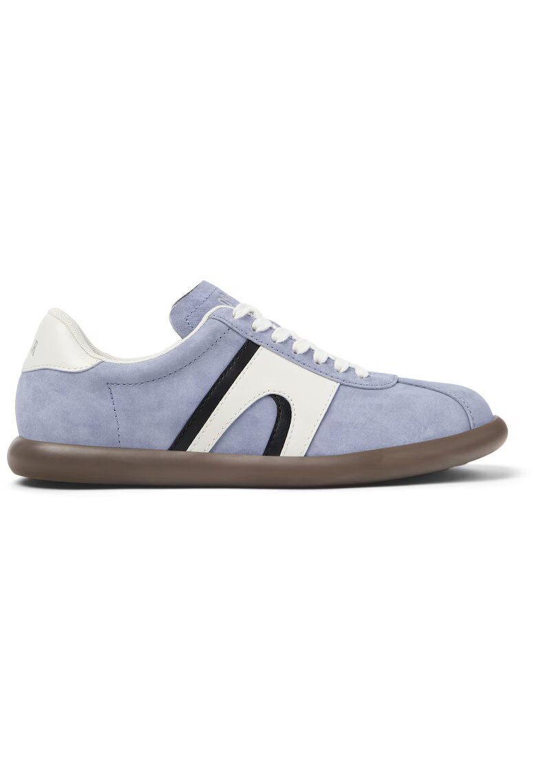Camper Pantofi sport Pelotas Soller de piele nabuc - Albastru