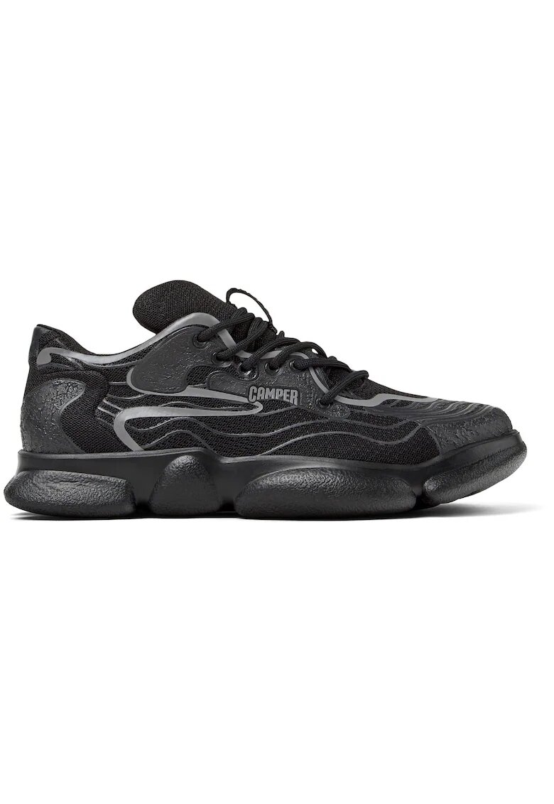 Camper Pantofi sport unisex din plasa Karst - Negru/Gri