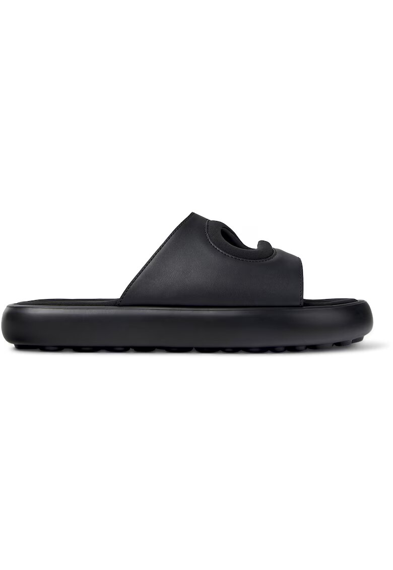 Camper Papuci de piele cu decupaj Pelotas Flota 26711 - Negru