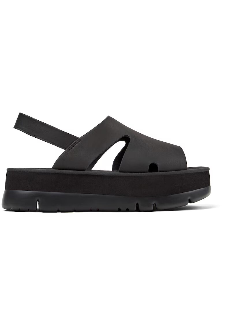 Camper Sandale flatform Oruga Up - Negru