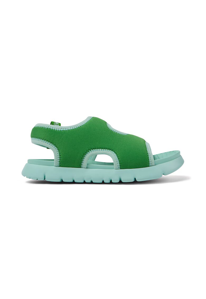 Camper Sandale slip-on din material textil - Verde