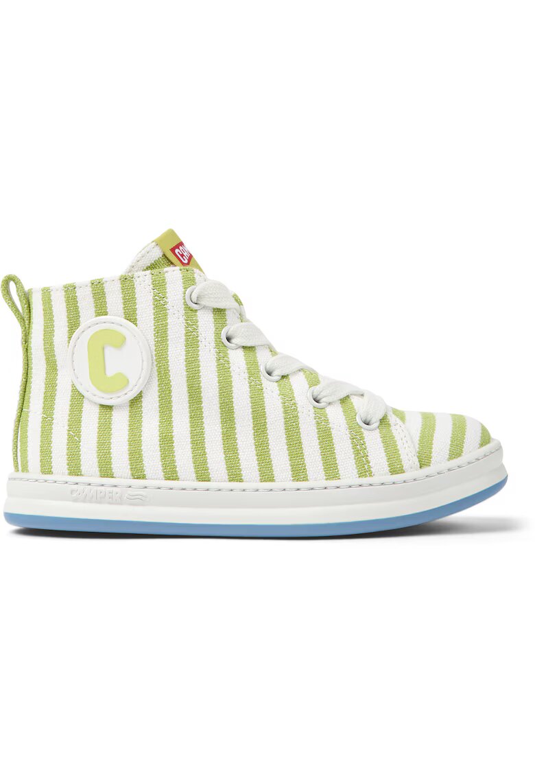 Camper Tenisi high-top de panza Runner Four 26961 - Alb/Verde