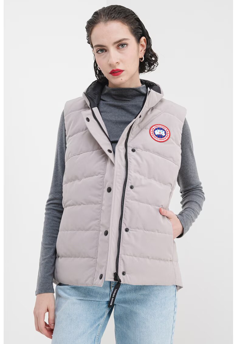 CANADA GOOSE Vesta cu umplutura de puf Freestyle - Gri deschis