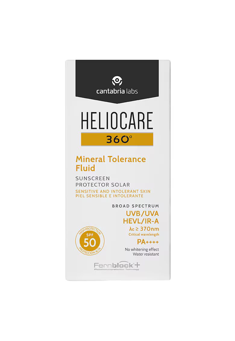 Cantabria Labs Fluid protectie solara Cantabria Heliocare 360º Mineral Tolerance SPF50 - 50 ml