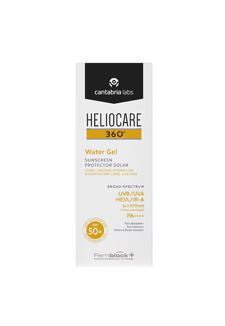 Cantabria Labs Gel protectie solara Cantabria Heliocare 360º Water Gel SPF50+ - rezistent la apa - 50 ml