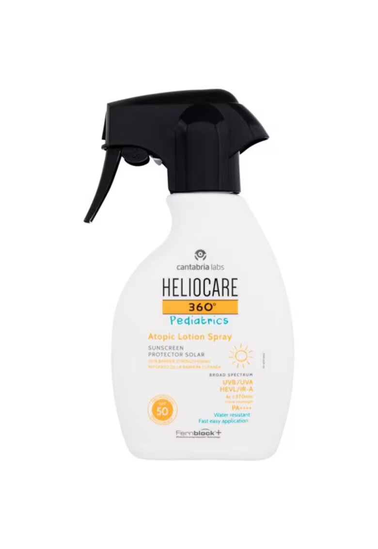 Cantabria Labs Lotiune spray protectie solara - Pediatrics Atopic SPF50 - rezistenta la apa