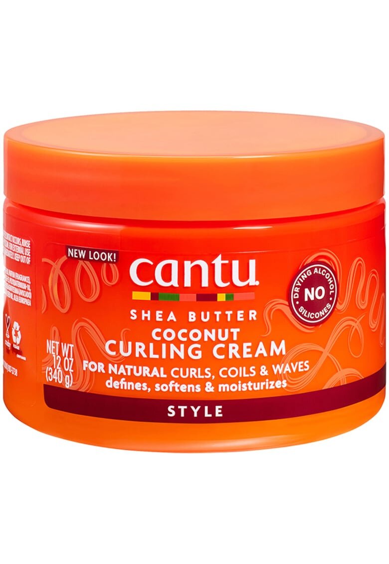 Cantu Crema pentru incretirea parului cu cocos - 340g
