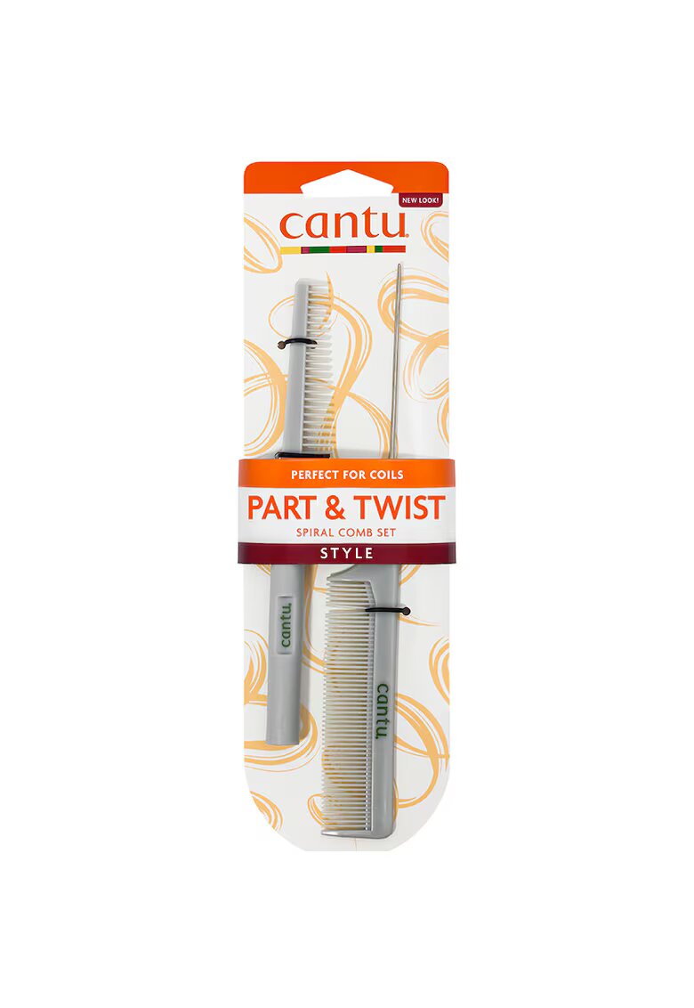 Cantu Set 2 x piepteni pentru stilizarea parului