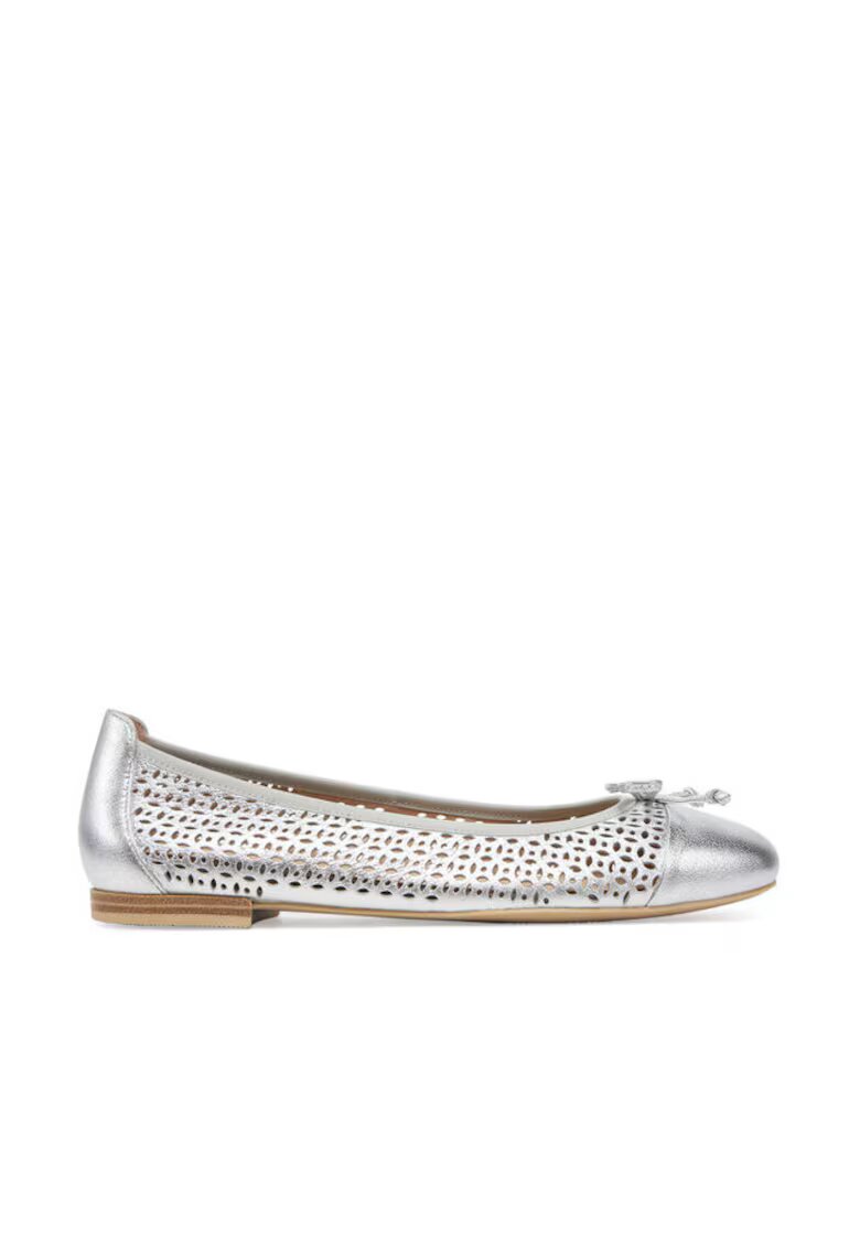 Caprice Balerini 304662324 - Piele naturala - Argintiu - Argintiu