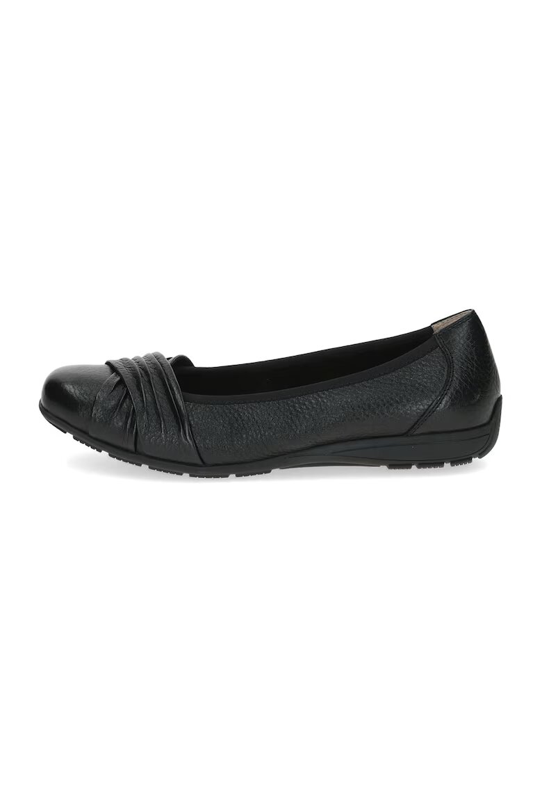 Caprice Balerini de piele - Negru