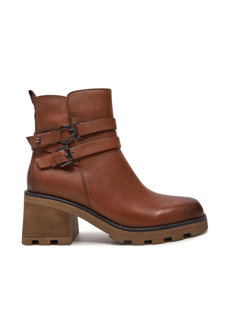 Caprice Botine dama - 304310 - Piele naturala - Maro1