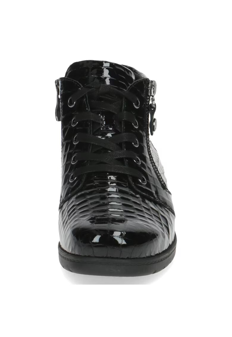 Caprice Botine de dama din piele naturala - Negru - Negru