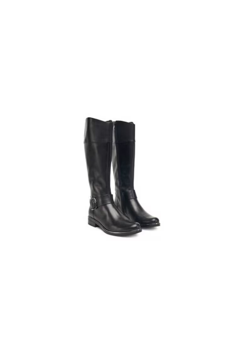 Caprice Czime de calarie dama - piele naturala - negru
