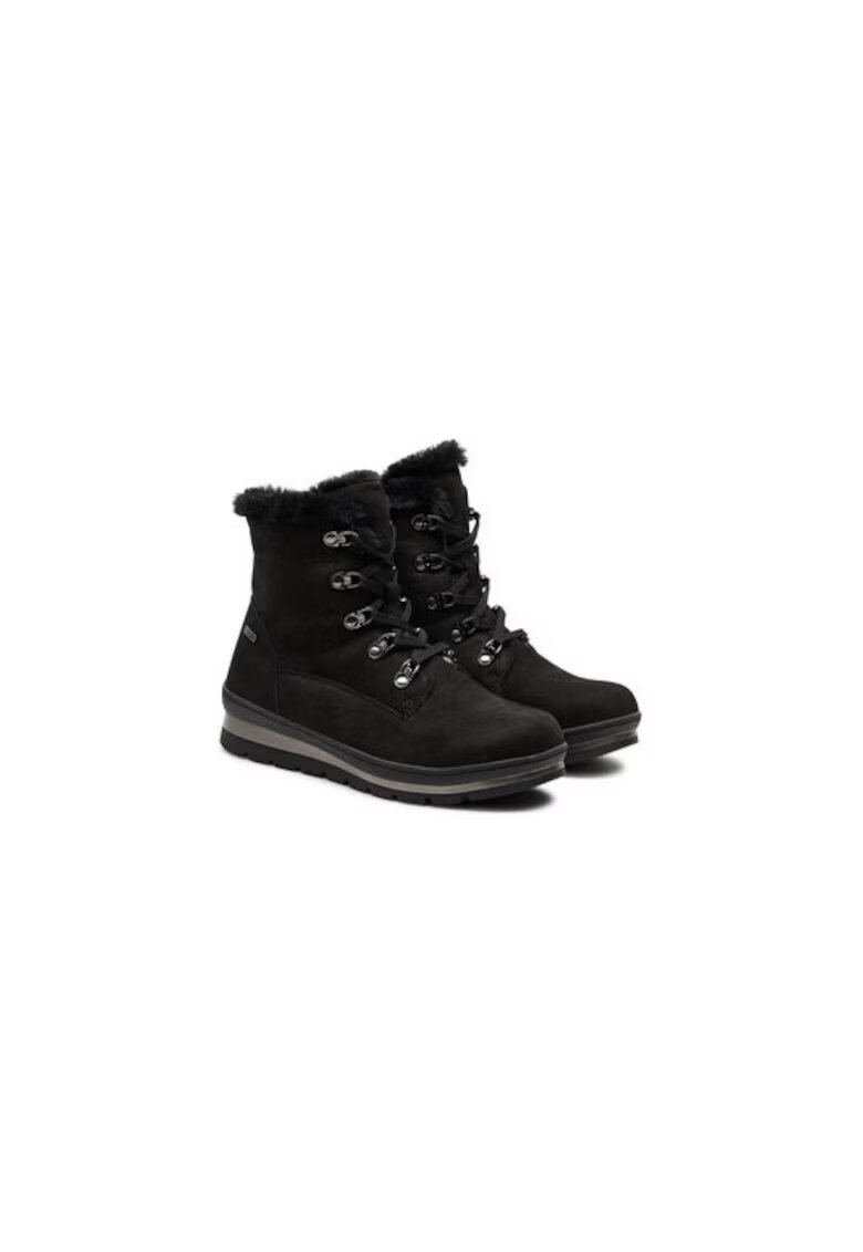 Caprice Ghete dama 304311819 - Piele naturala - Negru - Negru