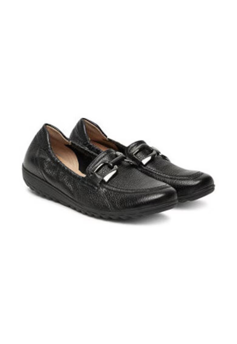 Caprice Pantofi dama - negru - piele naturala